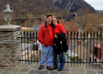 My cousin Janet and her husband Joe during our November trip to Harpers Ferry West Virginia