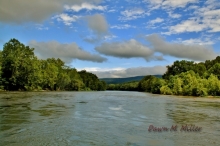Sky Watch Friday The Shenandoah River Flowing Under Fluffy Clouds