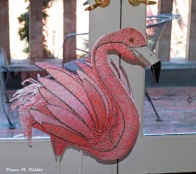 Pink Flamingo in the Mansion on O Street