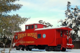 Red Caboose in Front Royal