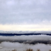 Layers of clouds on Skyline Drive